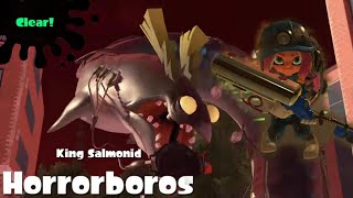 Beating the new King Salmonid Horrorboros  Big Run  Salmon Run  Splatoon 3  Full round [upl. by Vowel]