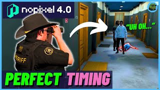 The Funniest PERFECT TIMING Moments of NoPixel 40  GTA RP [upl. by Neicul161]