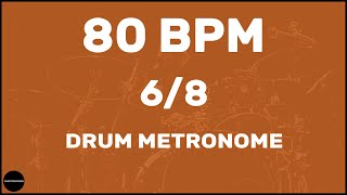 68  Drum Metronome Loop  80 BPM [upl. by Redmund]