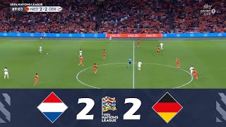 Niederlande gegen Deutschland 22  UEFA Nations League 202425  Spiel Höhepunkte [upl. by Moersch343]