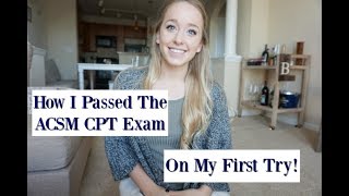 The ACSM CPT Exam  What You Need To Know [upl. by Lidda]