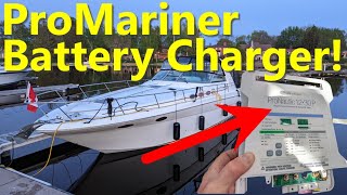 ProMariner Battery Charger Replacement  Sea Ray Sundancer [upl. by Gnurt]