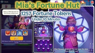 Mia’s Fortune Hut 1257 Fortune Tokens in Under 10 Minutes Detailed Analysis Math amp Summary Table [upl. by Assek]