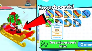 HOVERBOARD UPDATE in Pet Simulator X Christmas Event Part 2 Roblox [upl. by Knute]