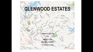 Glenwood Estates Community Meeting 1385222 [upl. by Airdnahs]