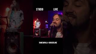 Tame Impala borderline studio version vs live performance [upl. by Fortunna]