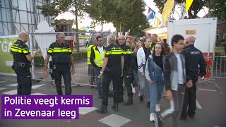 Politie veegt kermis Zevenaar leeg [upl. by Nnaitsirk197]