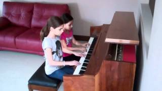 Brahms Hungarian Dance No 6 ensayo por Dany 11 y Pau 9 [upl. by Dusa39]