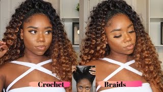 PROTECTIVE CROCHET HAIR UNDER 45 Minutes  Looks Like Human Hair Weave Half Up Half Down  Chev B [upl. by Ardnuhsal]