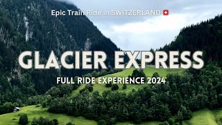 We Took the Most EPIC TRAIN Ride Through the Alps  Glacier Express 2024 [upl. by Jacynth]