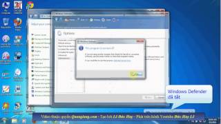 Hướng dẫn tắt bật Windows Defender trong Win 7 [upl. by Zohara4]