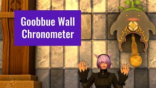 FFXIV Goobbue wall chronometer  housing item  patch 555 [upl. by Haraz403]