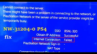 How to fix NW312040 Cannot connect to the server  Internet Connection failed PS4 [upl. by Marshal]