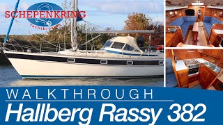 Hallberg Rassy 352 for sale  Yacht Walkthrough   Schepenkring Lelystad  4K [upl. by Etteneg]