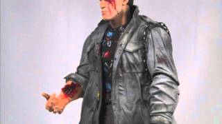 NECA T800 Battle Damaged Tech Noir Figure from Terminator 1984 [upl. by Florie]