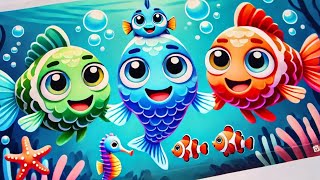 quotDancing Fish Song for Kids  Fun Underwater Adventurequot [upl. by Pontus]