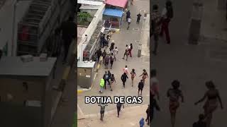 Botija de Gas na Greve dia 7 de Novembro em Maputo [upl. by Ecyla]