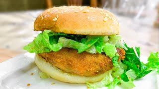 Best Veggie Burger Recipe  Crispy Veggie Burger [upl. by Garlanda]