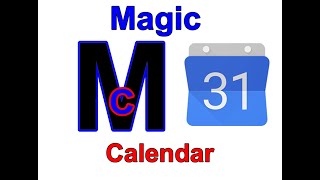 Magic Calendar Tutorial Video [upl. by Enorej258]