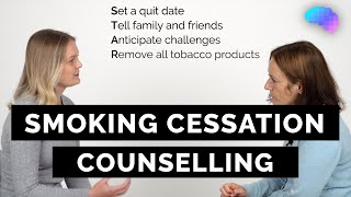 Smoking Cessation Counselling  OSCE Guide  UKMLA  CPSA  SCA Case [upl. by Sephira]