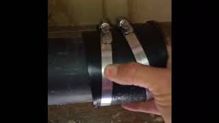 ABS Plastic Drain Line Repair wwwjerryrousplumbingnet 8053405204 [upl. by Carrel100]