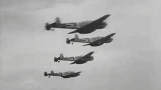 Luftwaffe Gun Camera Footage Eastern Front 194243  Bf 110F2 amp Bf 109E7 [upl. by Nhepets]