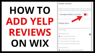 How to Add Yelp Reviews on Wix QUICK GUIDE [upl. by Etnaled206]