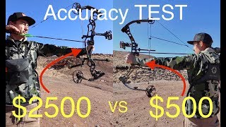 Cheap VS Expensive Compound BOWS Accuracy TEST [upl. by Naitsihc943]