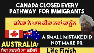 CANADA IMMIGRATION 2024 🇨🇦। AUSTRALIA IMMIGRATION NEWS। [upl. by Jeralee]