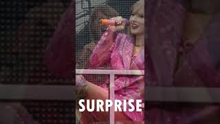 Taylor Swift Surprises Dublin Crowd with New Song Debut [upl. by Aihsekal]