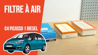 Changer le Filtre à air C4 Picasso 1 20 HDI 💨 [upl. by Asilak750]