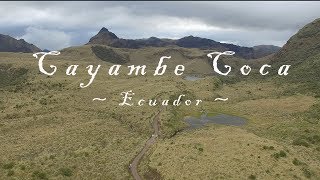 Cayambe Coca  Ecuador  Drone Video [upl. by Froh]