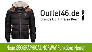 Neue GEOGRAPHICAL NORWAY Funktions Jacke Herren Winterjacke kaufen Schwarz  Outlet46de [upl. by Esilegna]