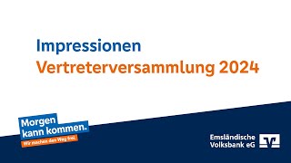 Impressionen Vertreterversammlung 2024 [upl. by Rustie]