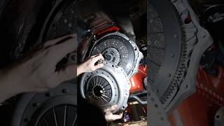 Cummins Land Cruiser Clutch Install toyota landcruiser turbo diesel cummins truck [upl. by Namus]