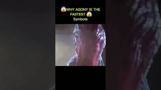 WHY AGONY IS THE FASTEST😱😱 SYMBIOTE venomthelastdance shorts viralvideo ultimatevenom youtube [upl. by Yelyk]