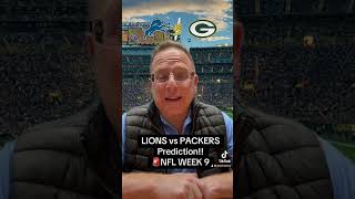 LIONS vs PACKERS Prediction 🚨NFL WEEK 9 [upl. by Tallula544]