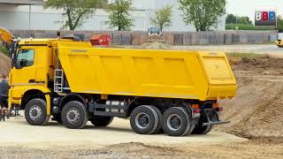 MERCEDESBENZ AROCS 4a MEILLERKipper Mulde Leinfelden Germany 2018 [upl. by Lledra]