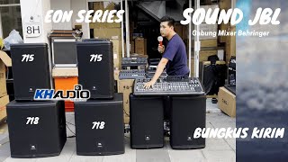 Cek Sound JBL EON 718  Digital Mixer X32 Siap Terbang [upl. by Nywled]