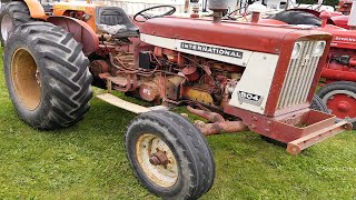 Vintage 196168 International 504 Utility Tractor in Rangiora [upl. by Amlev]