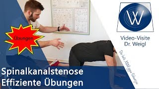 Richtige Hilfe 💡bei Rückenschmerzen durch Spinalkanalstenose ⚡ Die richtigen Übungen für zu Hause ✅ [upl. by Clarance]