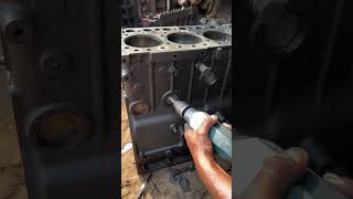 Engine blocks Repairing and Deep cleaning Process engine automobile shorts viralvideo truckoil [upl. by Beauregard]