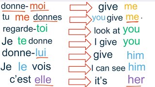 Pronoms compléments anglais [upl. by Allesig]