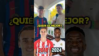 GRIEZMANN 2018 vs VINICIUS 2024 Futbol Football Opinion Vinicius RealMadrid [upl. by Akemhs769]