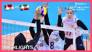 Iran vs Indonesia  Highlights  Jan 09  AVC Womens Tokyo Olympic Volleyball Qualification 2020 [upl. by Emlyn]