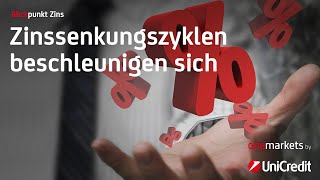 Blickpunkt Zins Zinssenkungszyklen beschleunigen sich [upl. by Ahsatel]