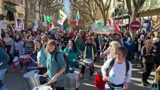 Manifestation contre la réforme des retraites  une mobilisation au rythme des tambours à Digne [upl. by Agueda]