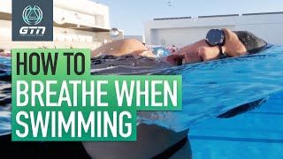 How To Breathe When Swimming  Freestyle Swimming For Beginners [upl. by Bradeord]