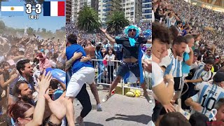 Completely Crazy Argentina Fan Reactions To Winning The World Cup Final Against France [upl. by Junette975]