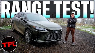 How Far Can the 2024 Lexus RX 450h Plugin Hybrid Drive on Electricity ALONE [upl. by Nnyleuqaj677]